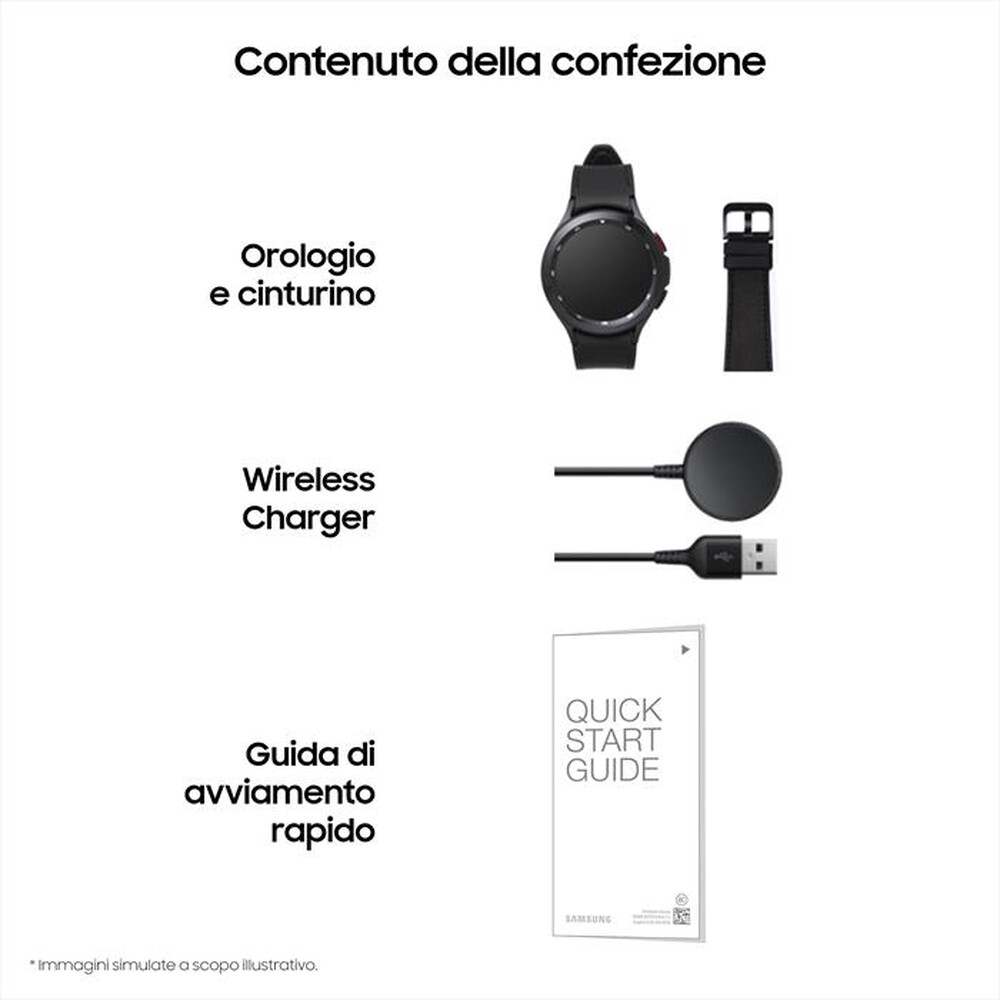 "SAMSUNG - GALAXY WATCH4 CLASSIC 46MM BT-Black"