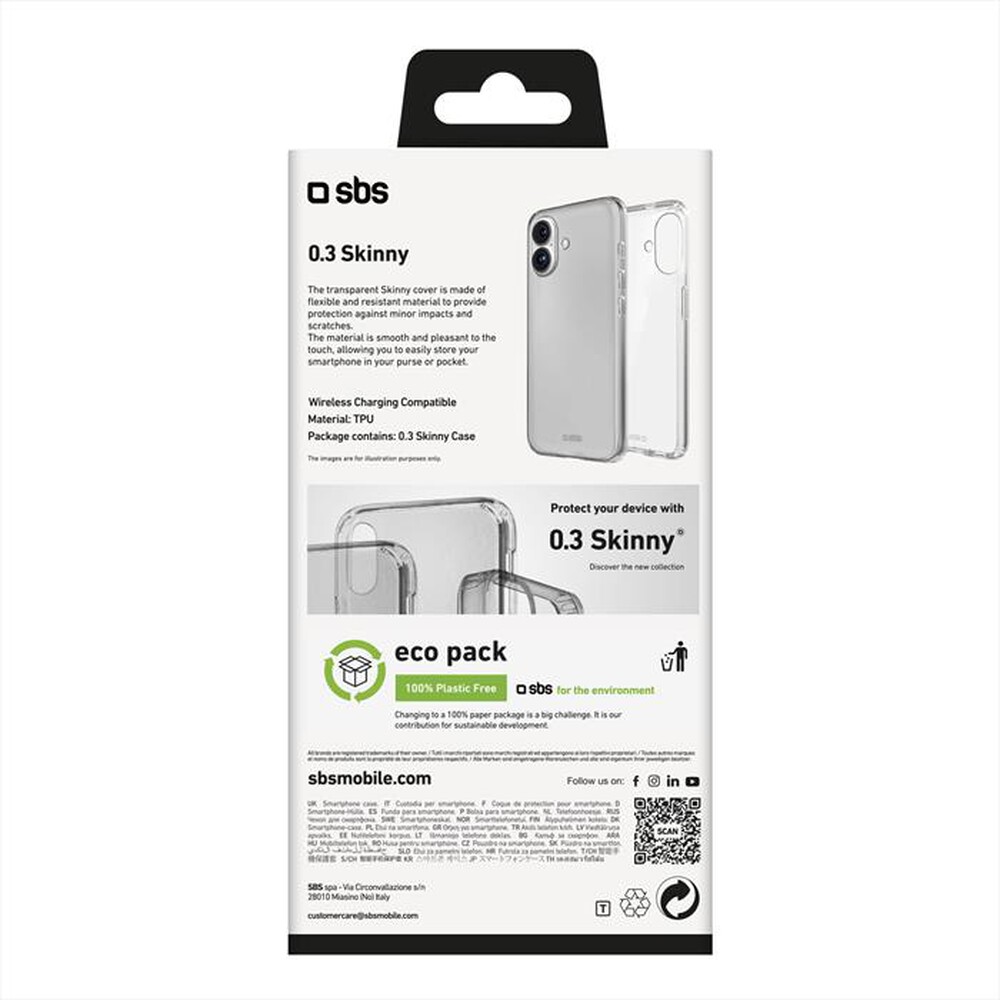 "SBS - Cover TESKINIP1667T iPhone 16 Plus"