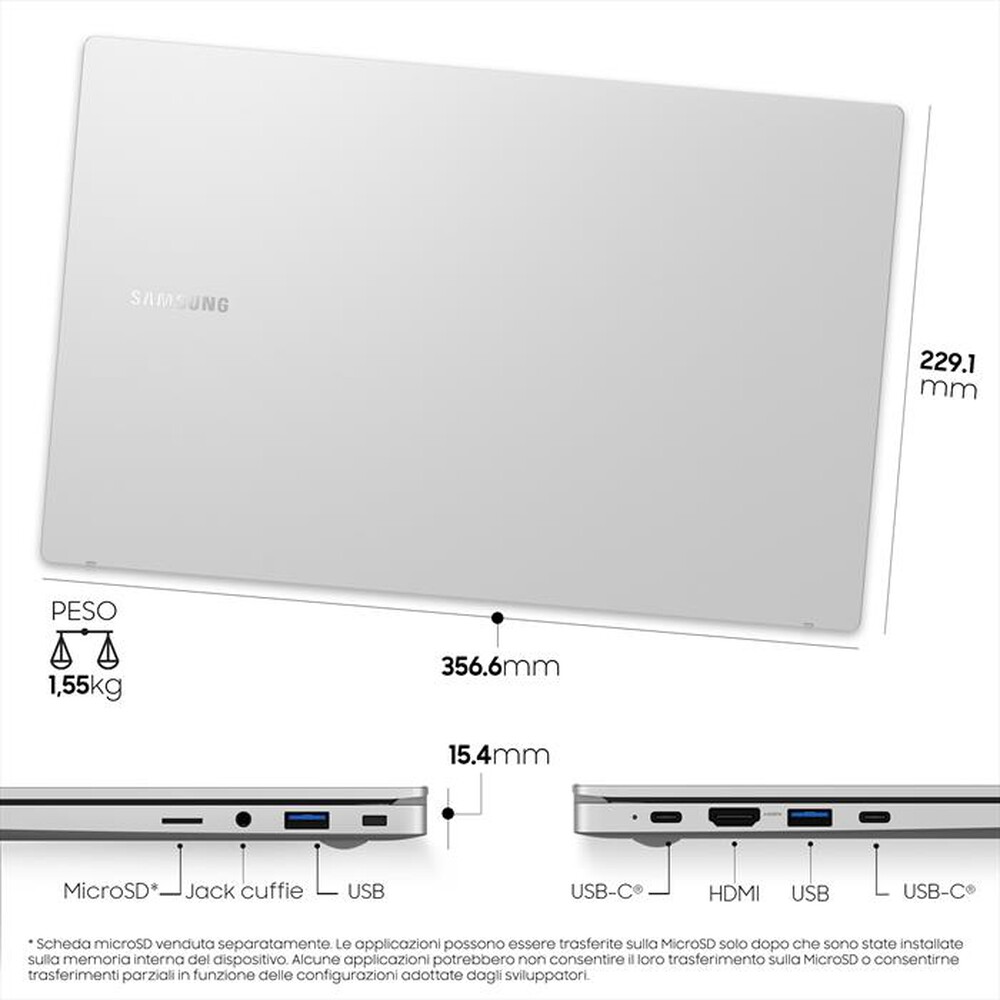 "SAMSUNG - GALAXY BOOK-Mystic Silver"