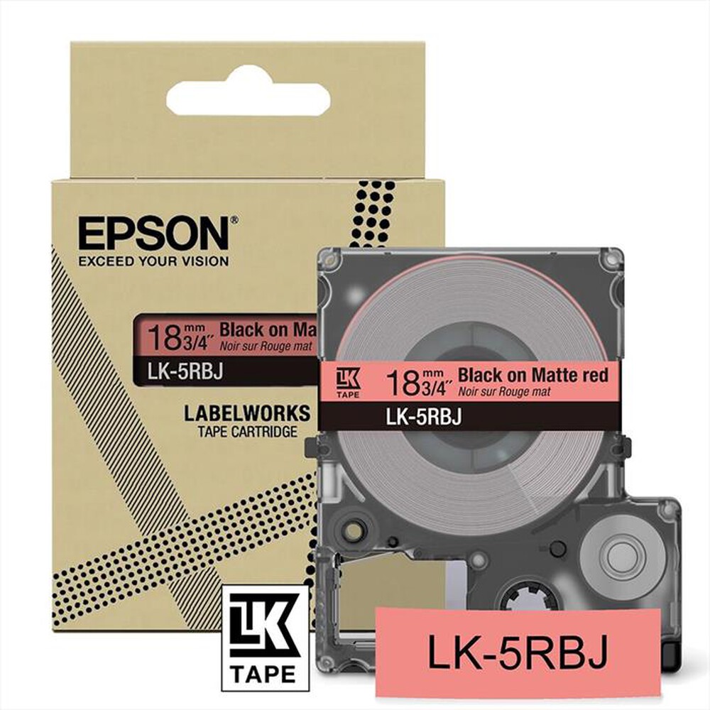 Immagine del prodotto EPSON - NASTRO LABEL WORKS SISTEMI PER ETICHETTE-RED/BLACK