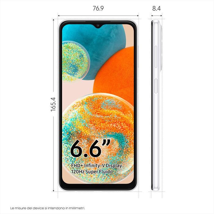 Galaxy A23 5G ホワイト SIMフリー Compra Samsung Galaxy A23 5G Dual SIM 64GB bianco ricondizionati