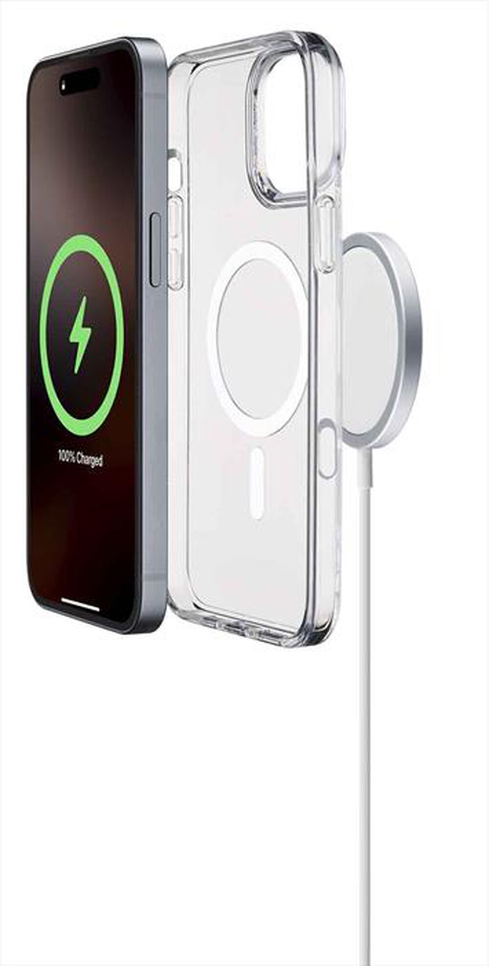 Immagine del prodotto CELLULARLINE - Cover GLOSS MAG per iPhone 16 Pro-Transparent