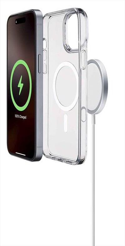 CELLULARLINE - Cover GLOSS MAG per iPhone 16 Pro-Transparent