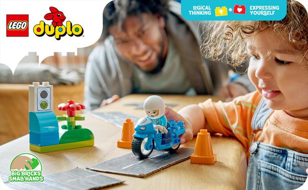 Immagine del prodotto LEGO - DUPLO Motocicletta blu della Polizia - 10471