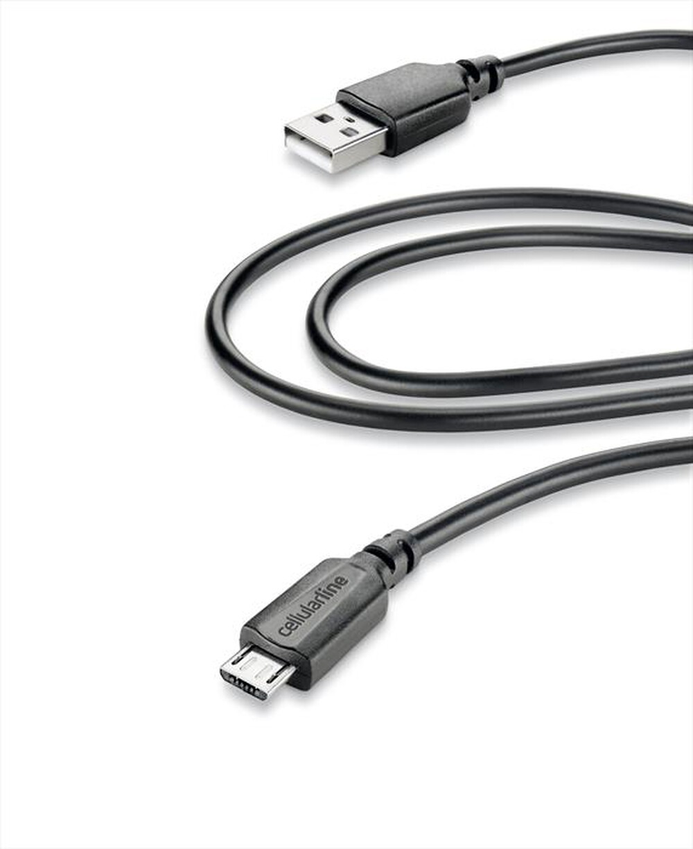 "CELLULARLINE - USB Data Cable Home - Micro USB-Nero"