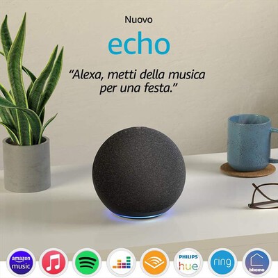 AMAZON - ECHO 4^ GENERAZIONE-Nero