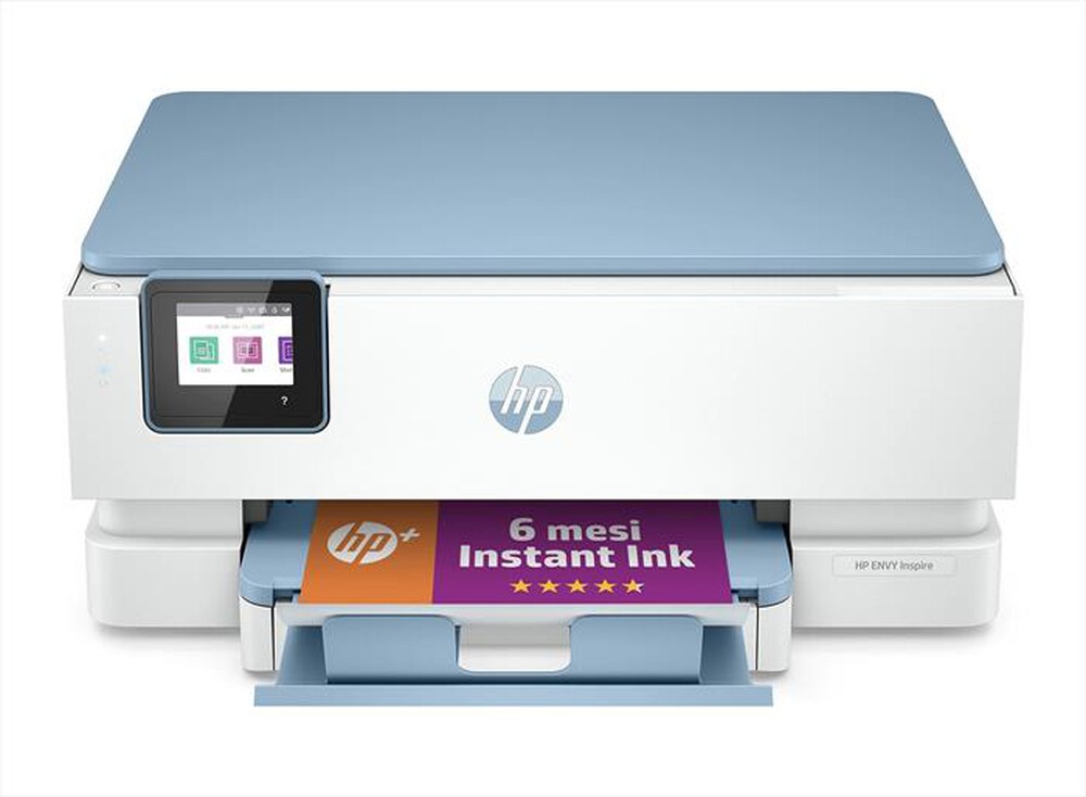 "HP - Envy Inspire 7221e 6 mesi d'inchiostro con Hp+-Surf Blue"