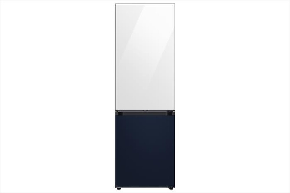 "SAMSUNG - Frigorifero combinato F-RB34D151234 BESPOKE-Clean White-Satin Navy"