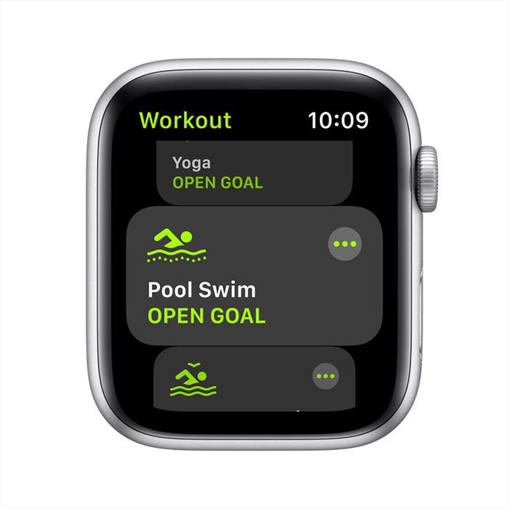 "APPLE - Watch SE GPS 44mm Alluminio Silver-Cinturino Sport Bianco"
