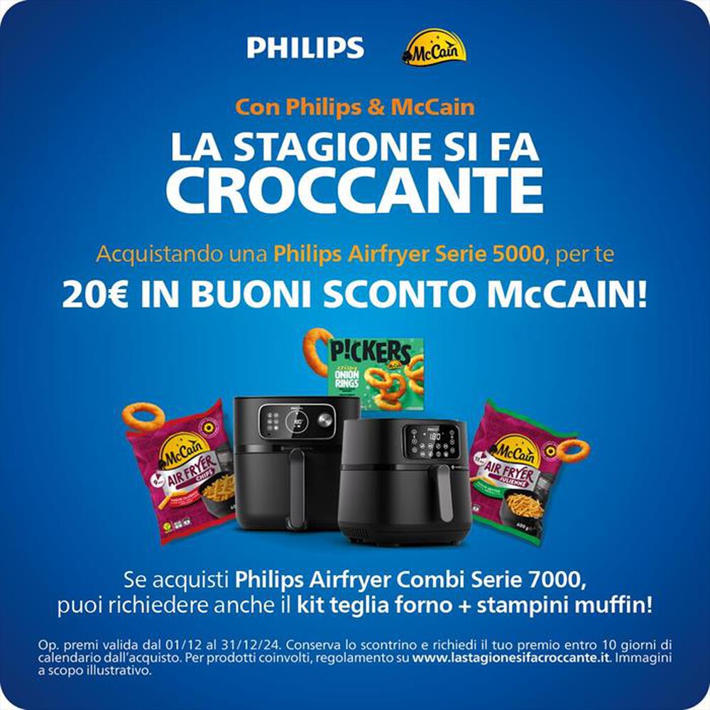 "PHILIPS - FRIGGITRICE AIRFRYER SERIE 7000 DA 8.3L HD9880/90"