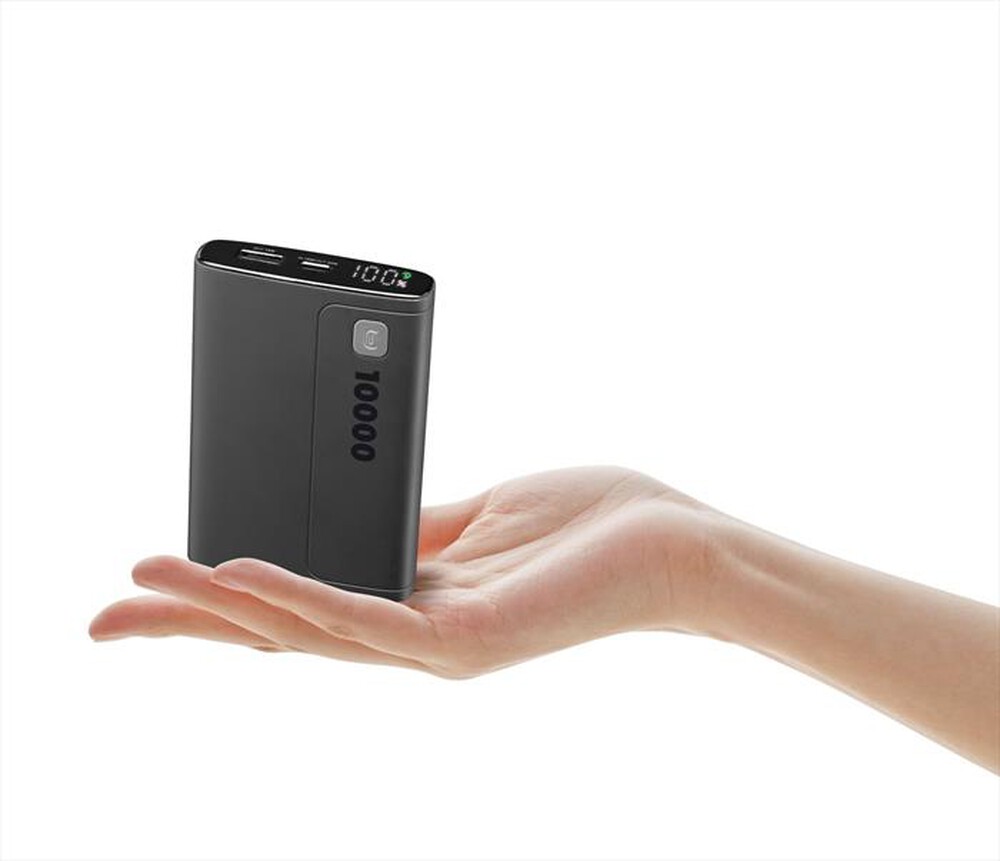 Immagine del prodotto CELLULARLINE - Caricabatterie Portatile PBDISPL01PD10000K-Nero