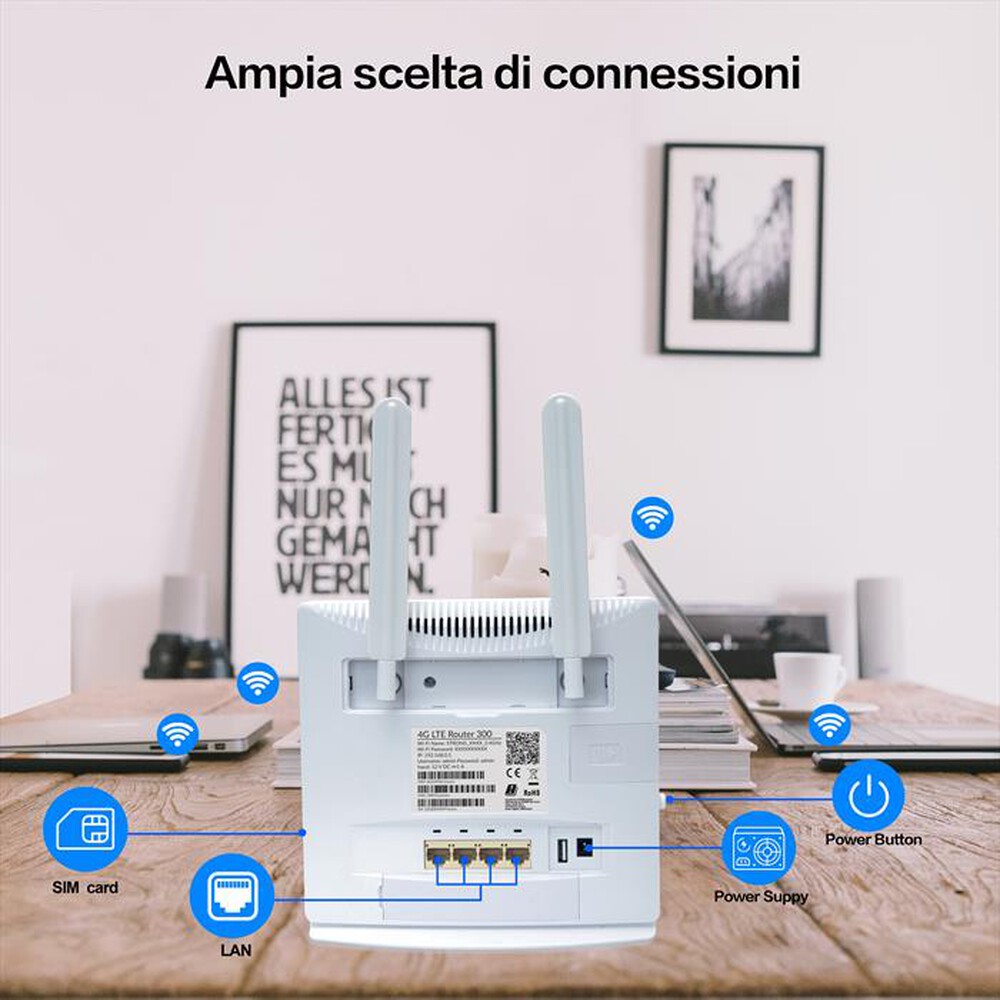 "STRONG - Router 4GROUTER300V2-bianco"