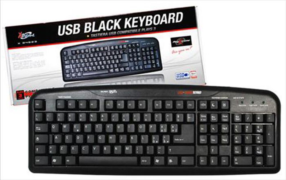 "XTREME - Black Keyboard USB - "