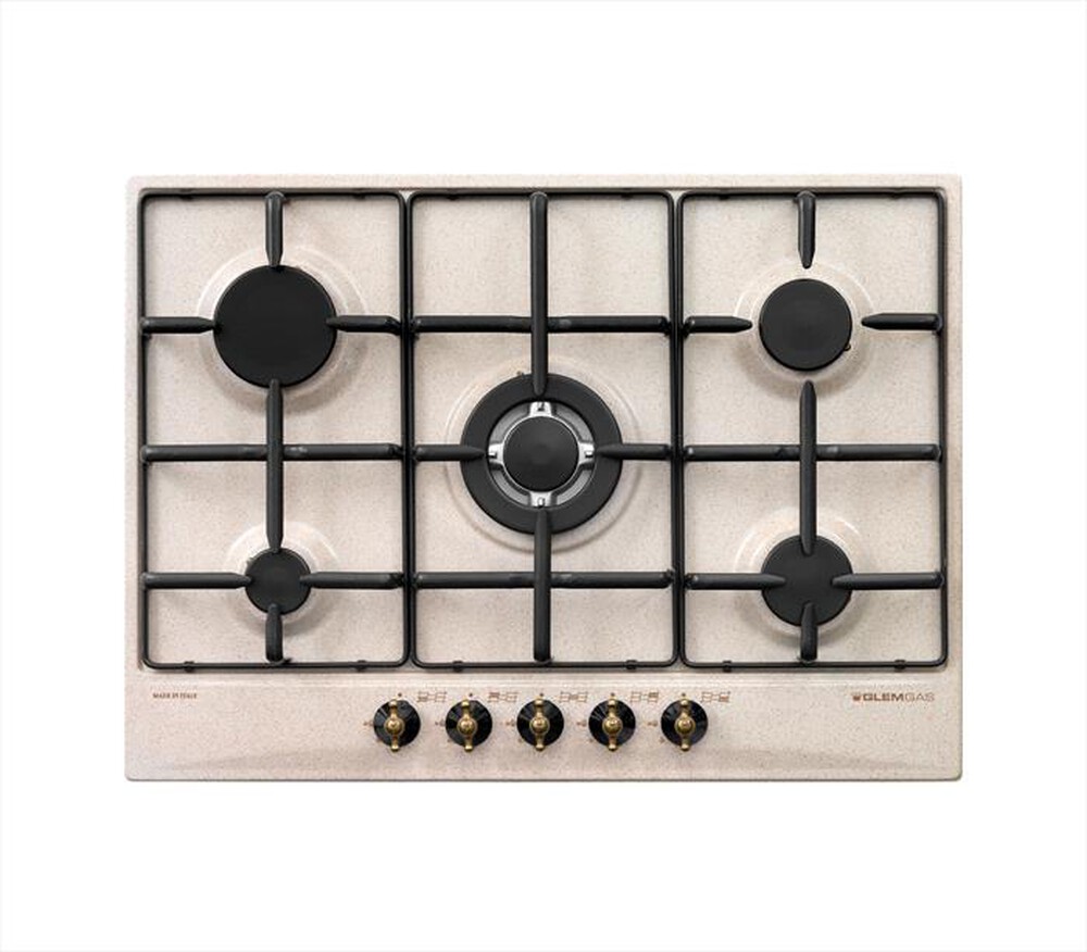 Immagine del prodotto GLEM GAS - Piano cottura a gas GT755SA 5 fuochi 68,5cm-Avena