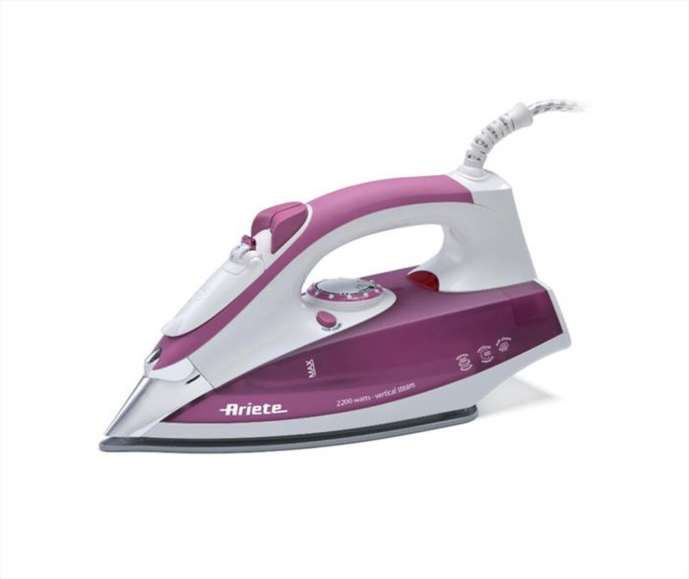 "ARIETE - 6215 Steam Iron 2200W-Bianco/Fucsia"