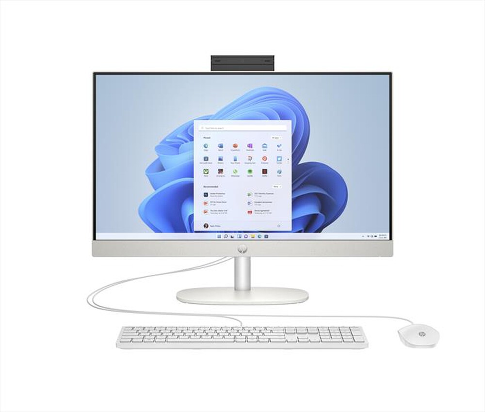 "HP - Desktop ALL-IN-ONE 24-CR0015NL-Shell White"