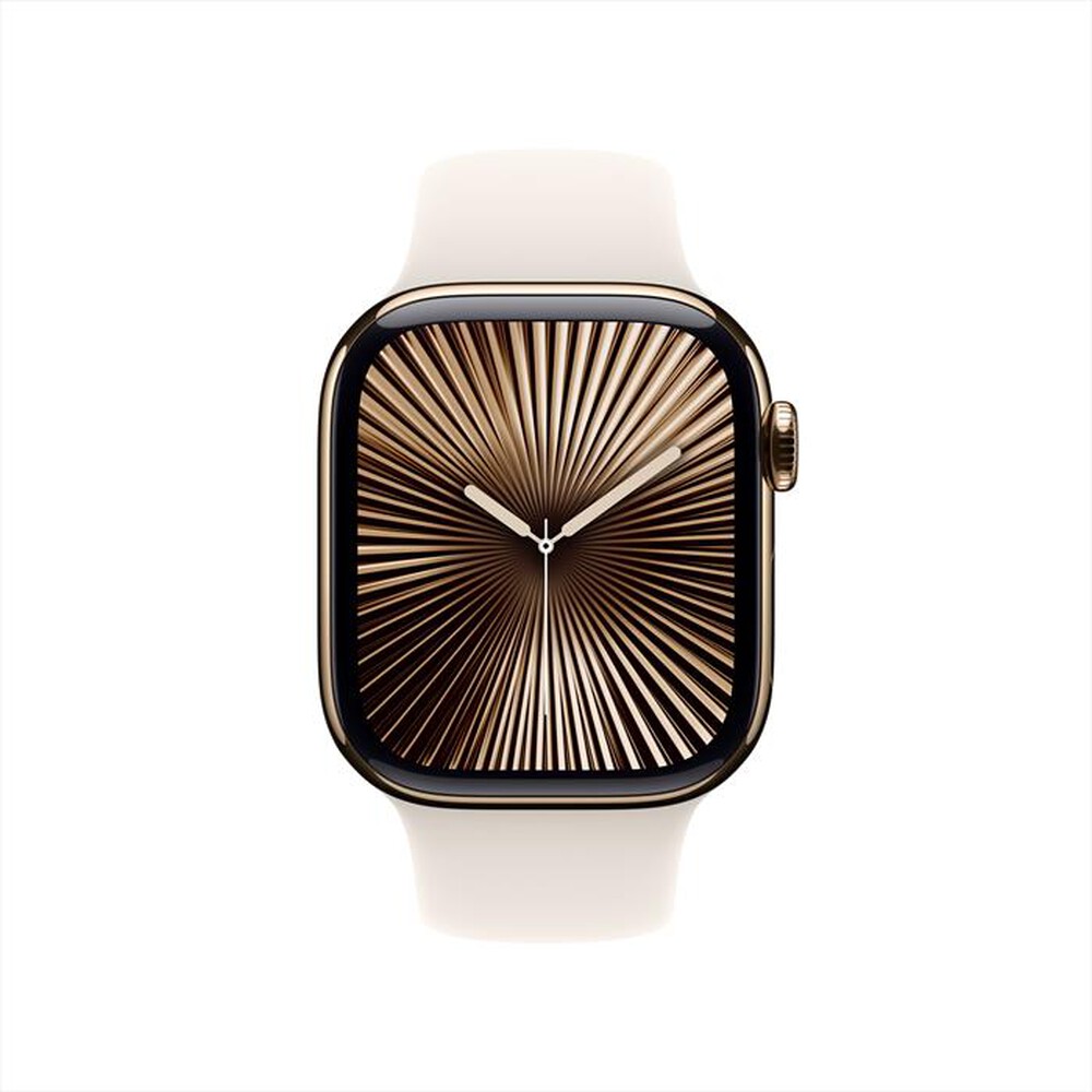 "APPLE - Watch Series 10 GPS + Cellular 42mm Titanio-Oro - Sport Band Galassia S/M"