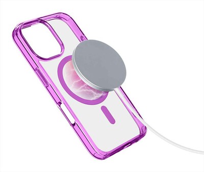CELLULARLINE - Cover ICONIC MAG per iPhone 16 Pro-Rosa