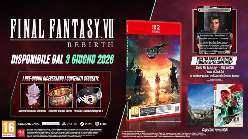 Immagine del prodotto BANDAI SQUARE ENIX - FINAL FANTASY VII REBIRTH  (BOOSTER) NSW2