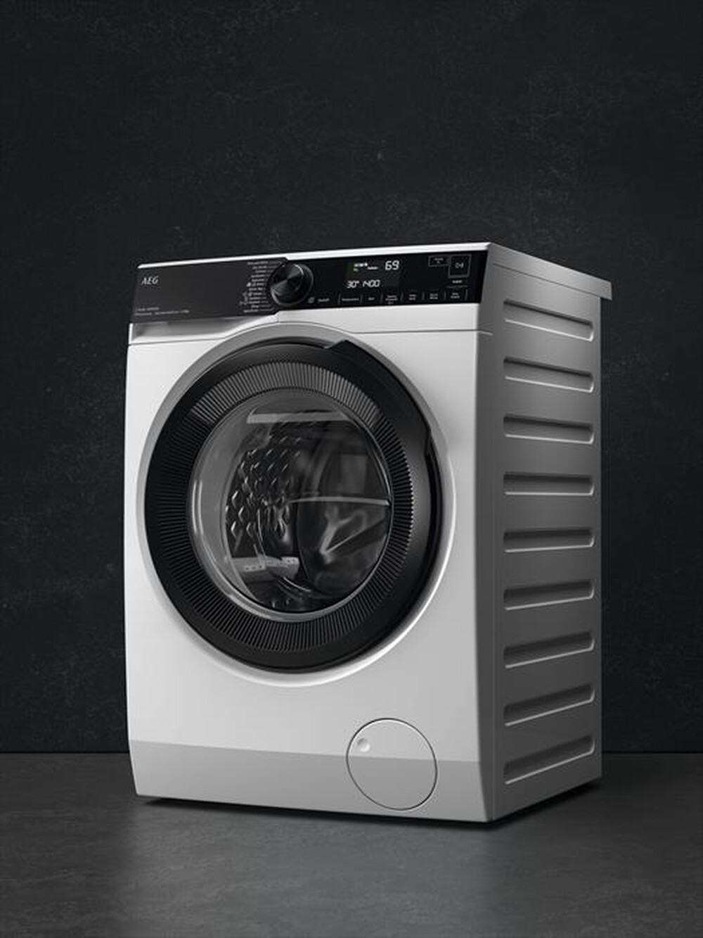 "AEG - Lavatrice LR7H94EUVB 9 Kg Classe A-Bianco/oblò nero"