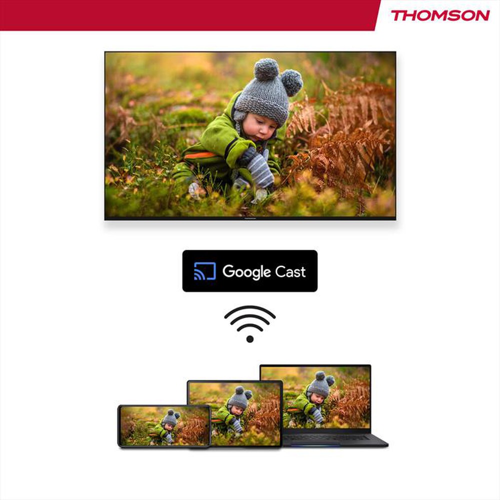 Immagine del prodotto THOMSON - Smart TV Q-LED FHD 32" 32QG4S14-nero