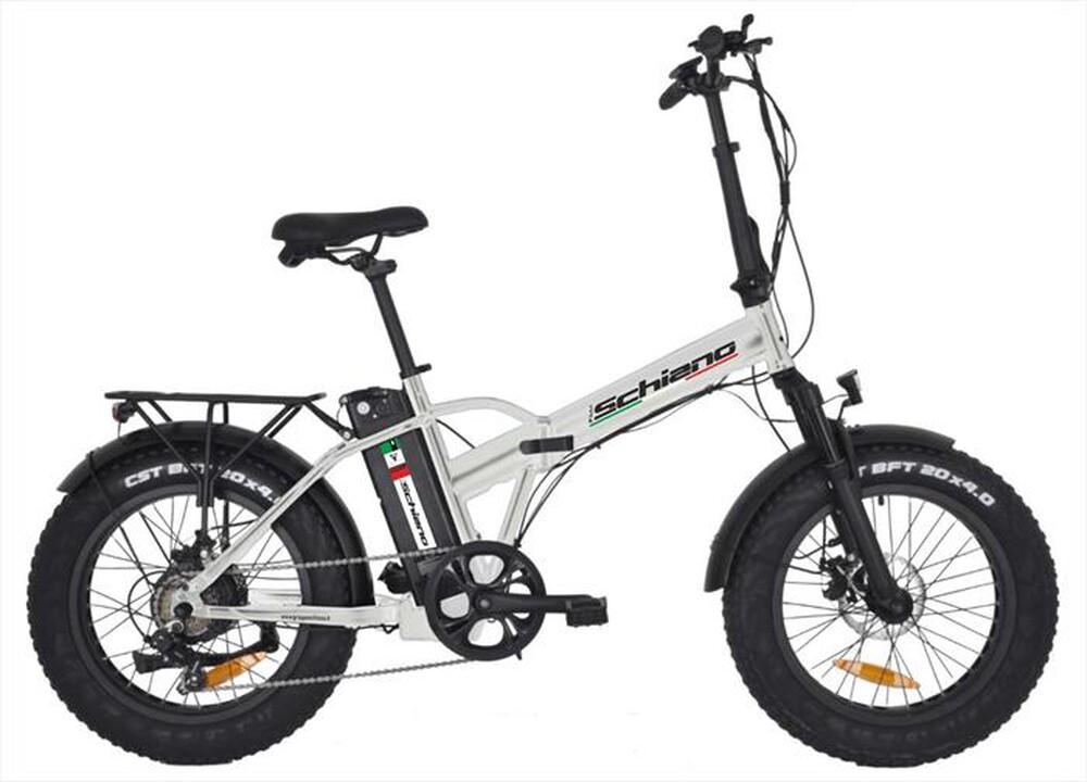 "F.LLI SCHIANO - Fat bike FAT BIKE MADRIGAL X2 20\" ALLUMINIO-SILVER"