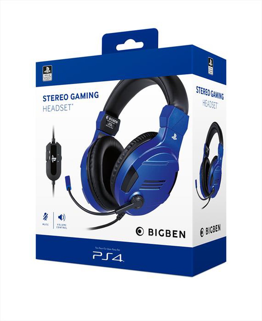 "BIG BEN - CUFFIE GAMING STEREO V3 PS5-Nero/Blu"
