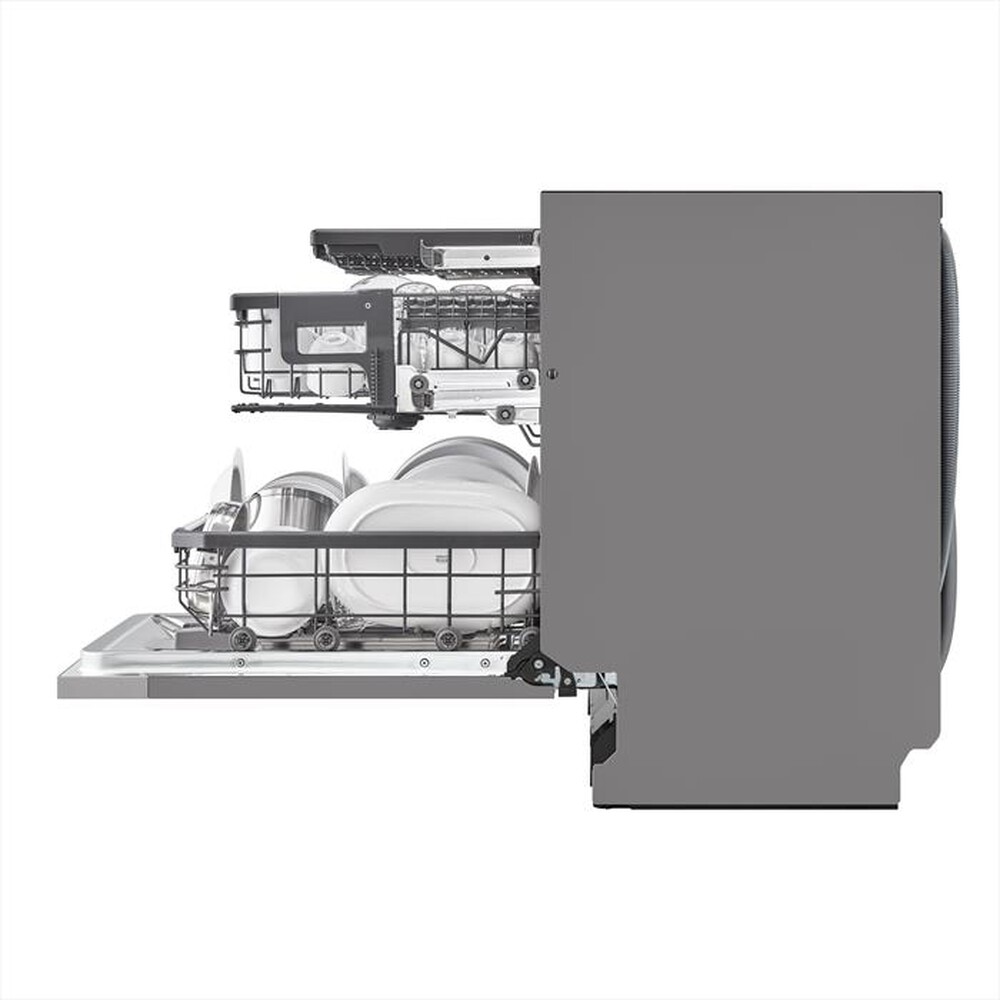 "LG - Lavastoviglie QUADWASH DB475TXS Classe A 14coperti-Acciaio"