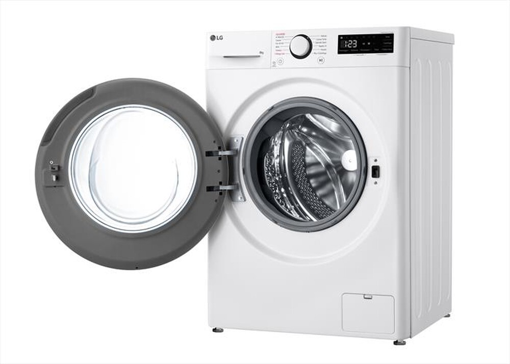 "LG - Lavatrice AI DD R3 F2R3S08NSWB 8kg Classe A-Bianco"