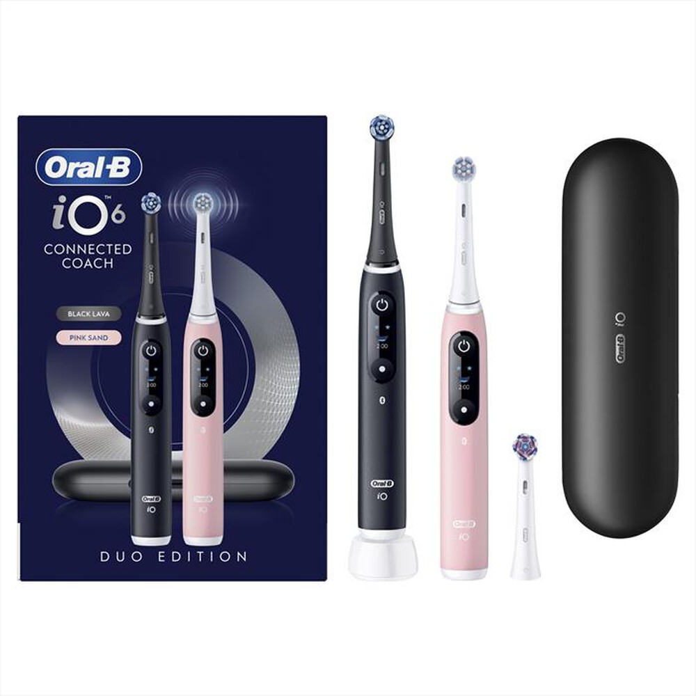 Immagine del prodotto ORAL-B - Spazzolino elettrico IO6 DUO BOX-NERO/ROSA