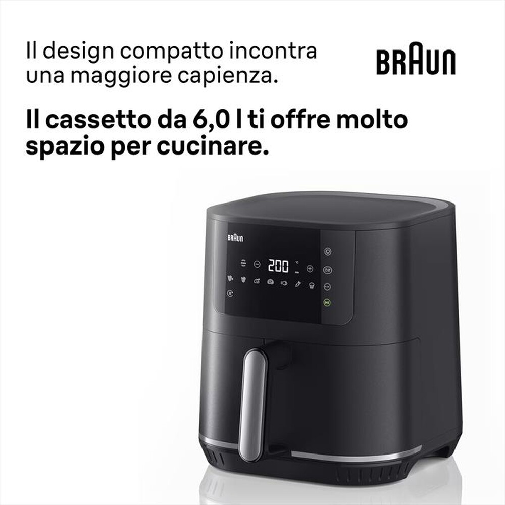 Immagine del prodotto BRAUN - Friggitrice ad aria HF5034-Nero opaco