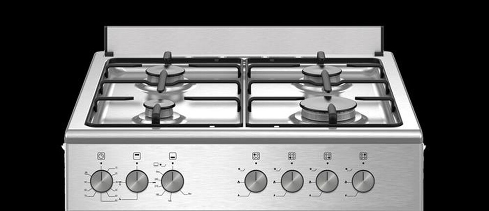 Immagine del prodotto BERTAZZONI LA GERMANIA - Cucina a gas SE664GX/24 Classe A-INOX