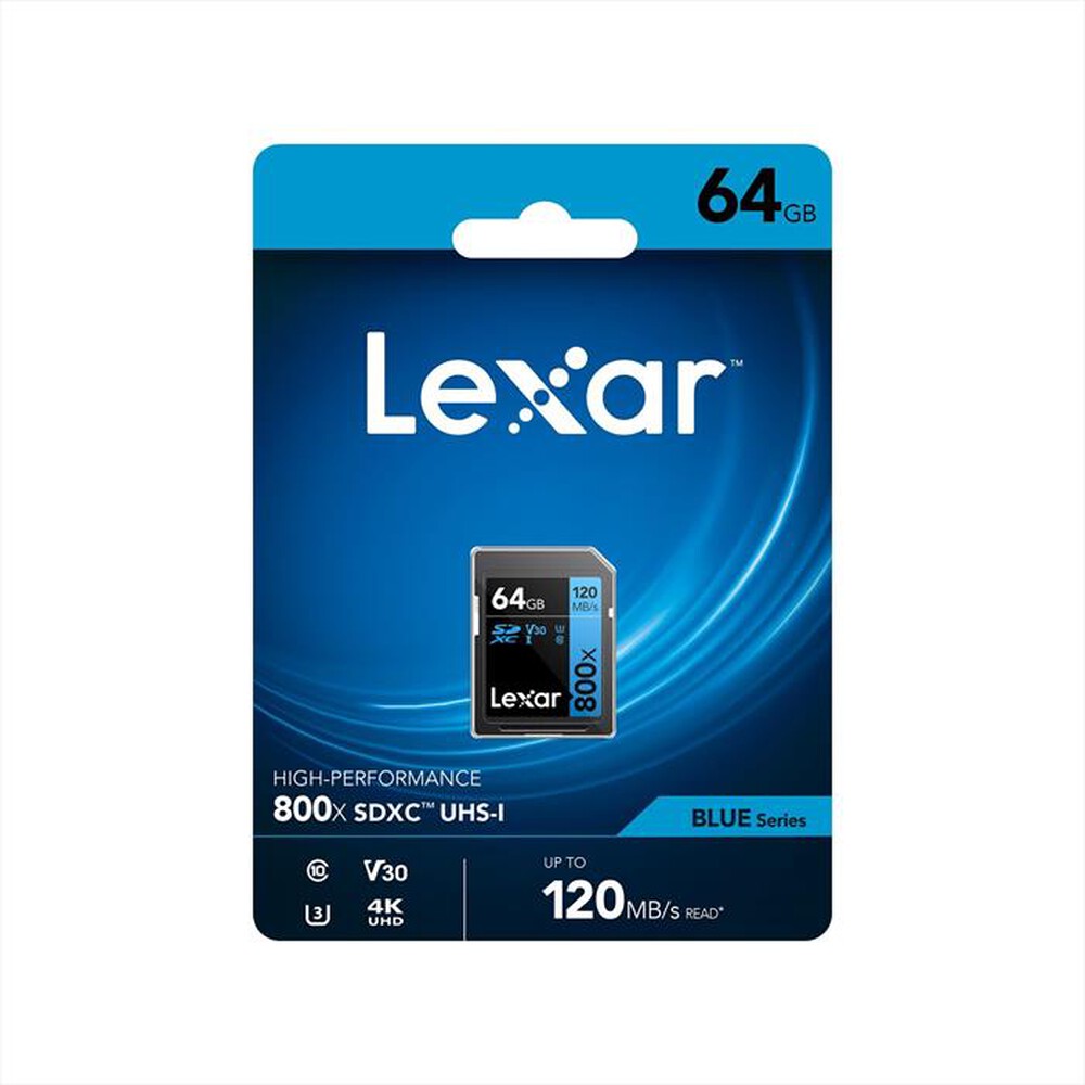 Immagine del prodotto LEXAR - SD card SDXC 800X PRO 64GB-Nero