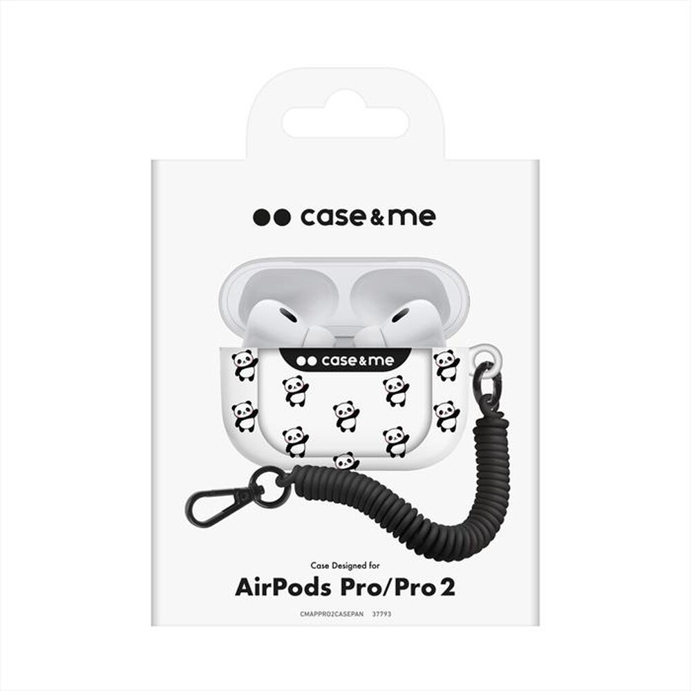 "CASEME - Cover CMAPPRO2CASEPAN per AirPods Pro/Pro2-Panda"