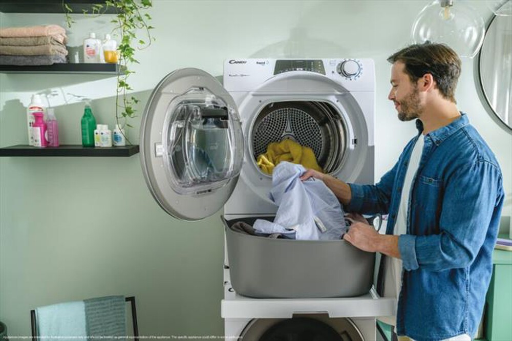 "CANDY - Asciugatrice RPE H10A2TER-S 10 Kg Classe A++-Bianco"