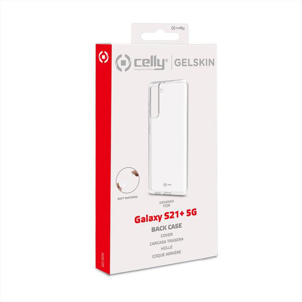 "CELLY - GELSKIN995 - COVER PER GALAXY S21+ 5G-Trasparente"