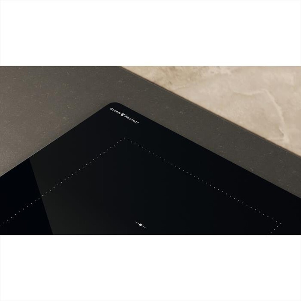 "WHIRLPOOL - Piano induzione CLEANPROTECT WL S2177 CPNE 77 cm-Nero"