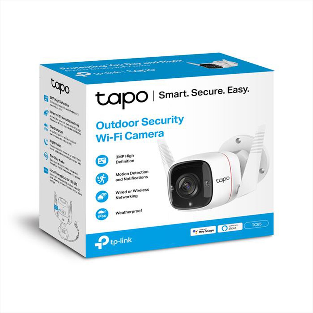 "TP-LINK - TAPO TC65 - TELECAMERA OUTDOOR WI-FI/ETHER"