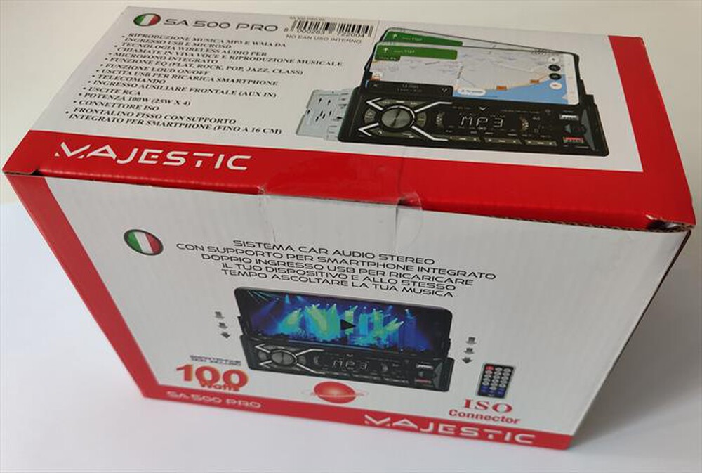 "MAJESTIC - Car stereo SA 500 PRO-NERO"