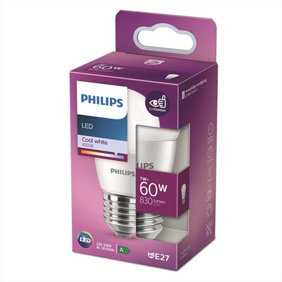 PHILIPS - LED SFERA 60W E27 4000K NON DIM-White