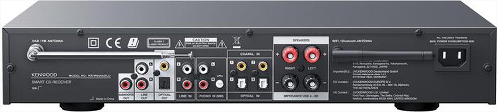 "KENWOOD - Amplificatore finale KR-W8000SCD-Nero"