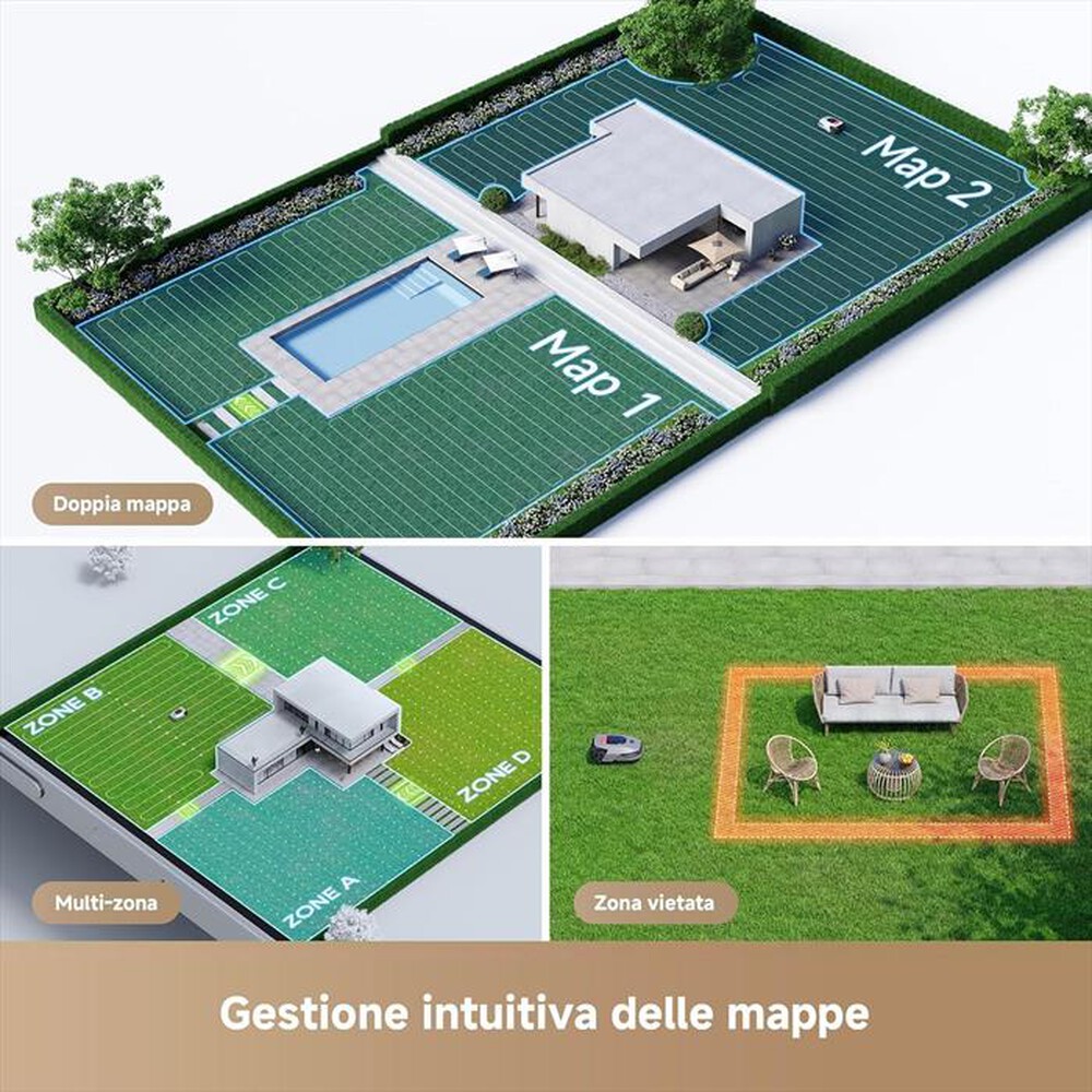 Immagine del prodotto DREAME - Tagliaerba A1 PRO-Grigio / Nero