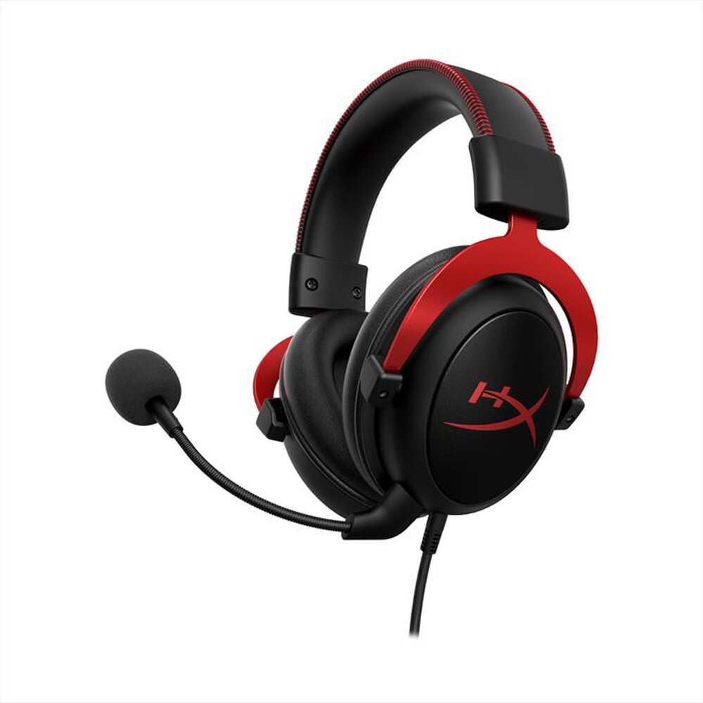 "HYPERX - Cuffie PC CLOUD II-Nero e Rosso"