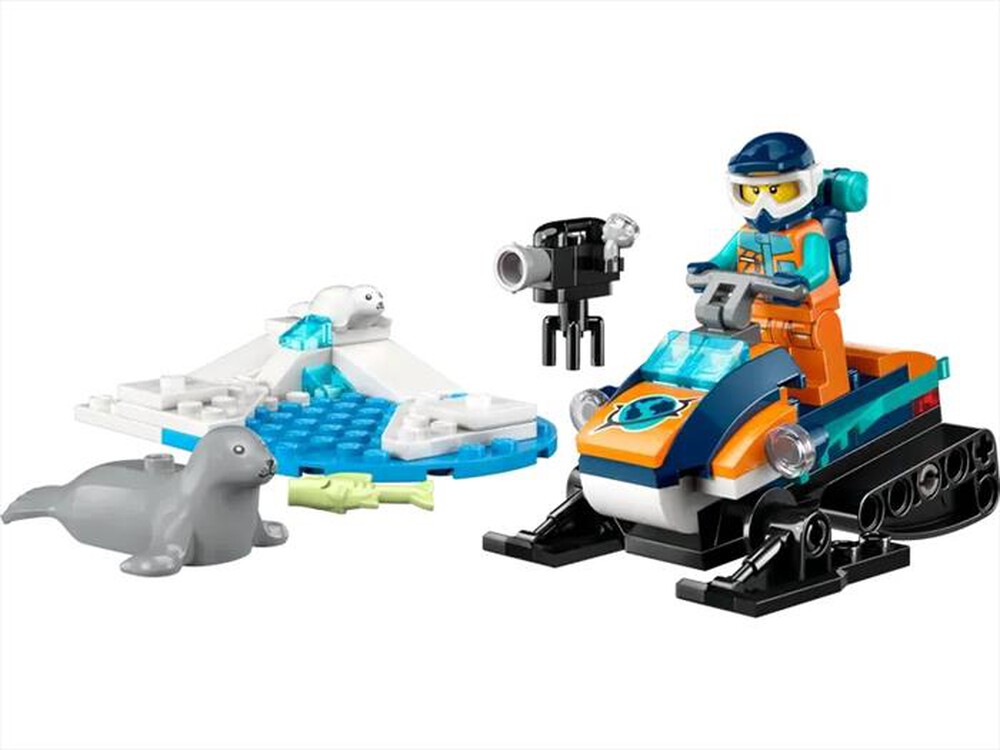 "LEGO - CITY Gatto delle nevi artico - 60376-Multicolore"