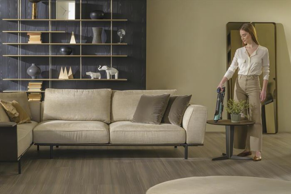 "HOOVER - Aspirapolvere ricaricabile HF201P 011-Blu"
