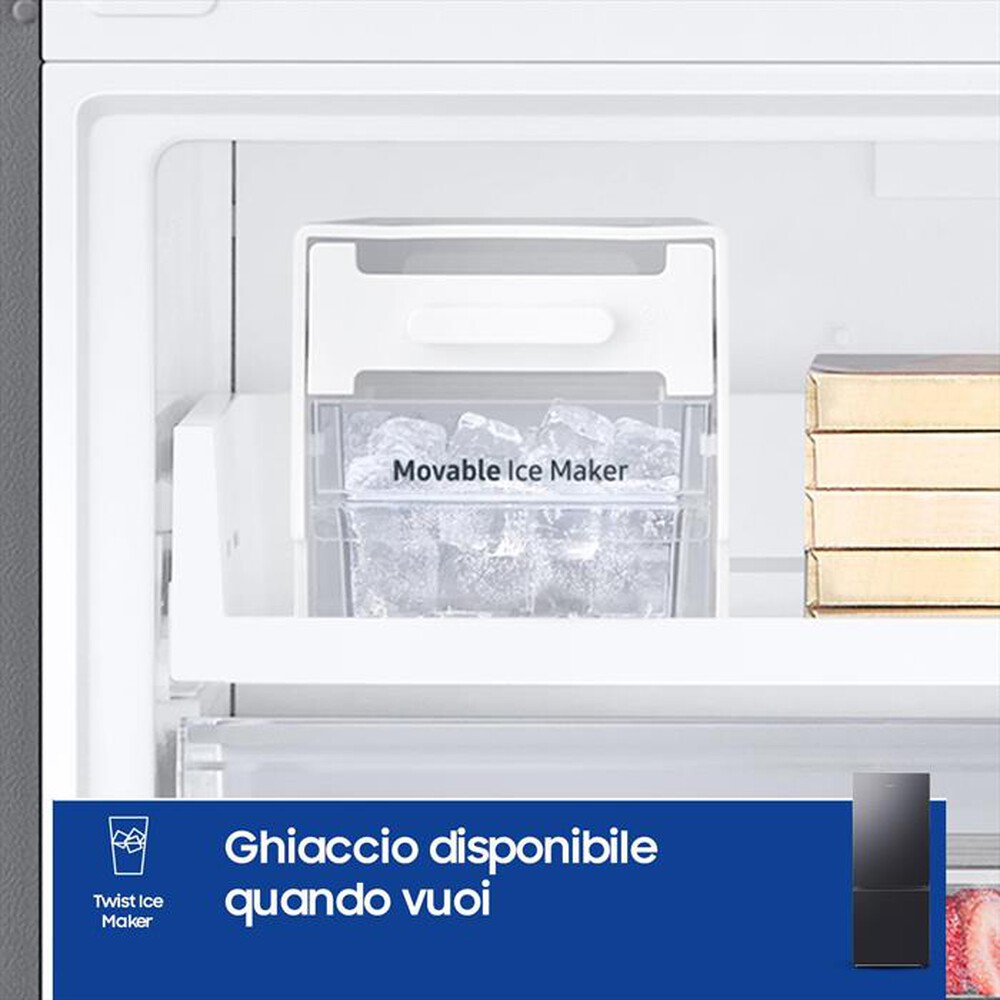 "SAMSUNG - Frigorifero combinato RB50DG601EB1EF ClasseE 508lt-Antracite"