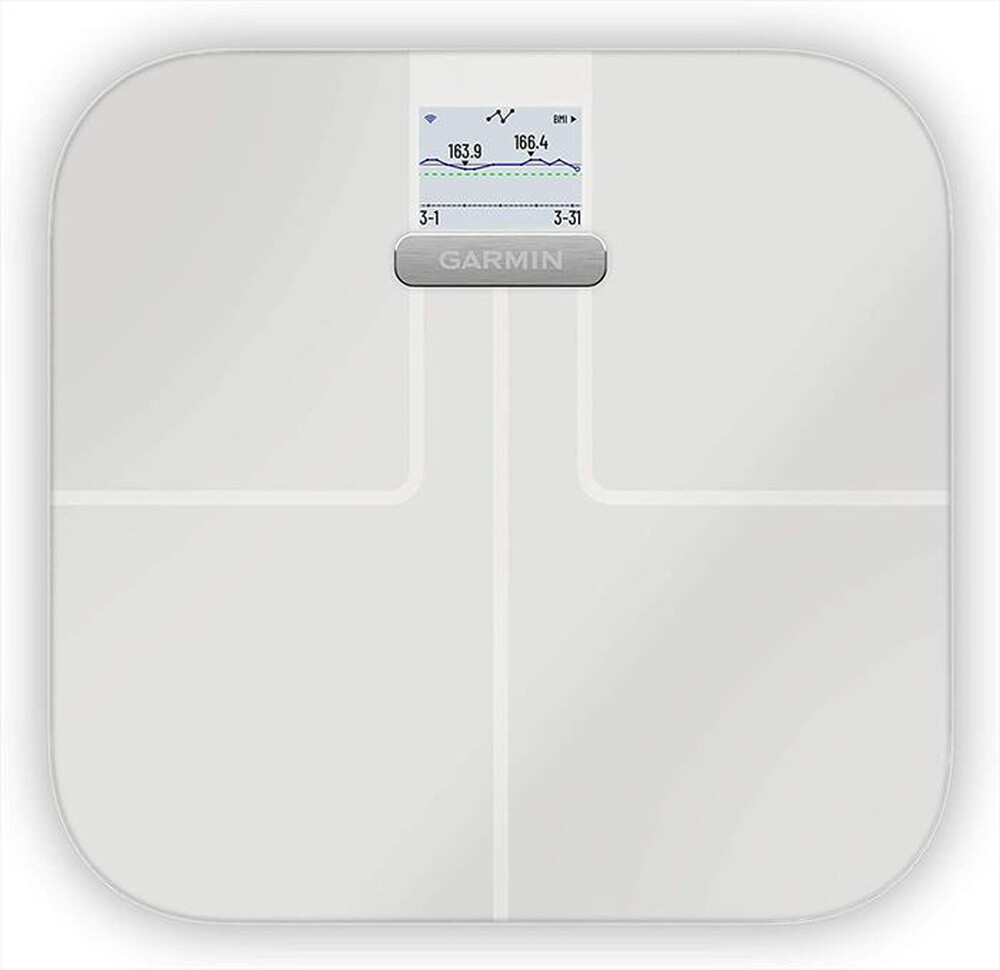 "GARMIN - Bilancia pesapersone INDEX S2-Bianco"