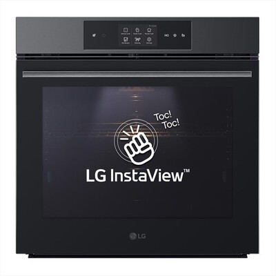 LG - Forno incasso elettrico INSTAVIEW WSED7665B A++-Black Steel