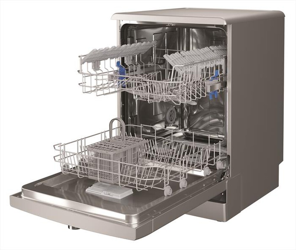 "INDESIT - Lavastoviglie DFE 1B19 S Classe F 14 coperti-Silver"