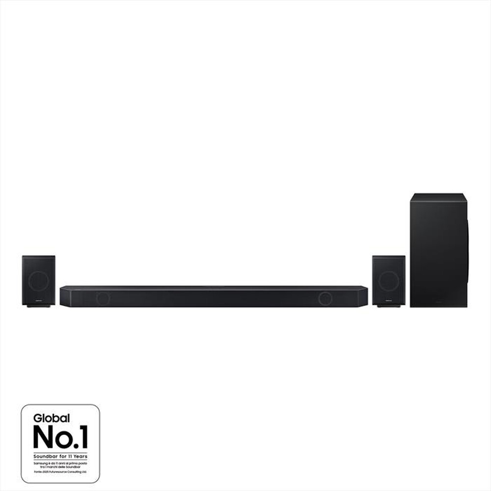 "SAMSUNG - Soundbar HW-Q990D/ZF, 11.1.4 CANALI, 656W, 2024-GRAPHITE BLACK"